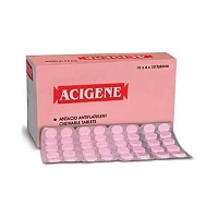 Buy Acigene Mint Tablet Online - Usage, Dosage, Side Effects, Interactions, Reviews and Price